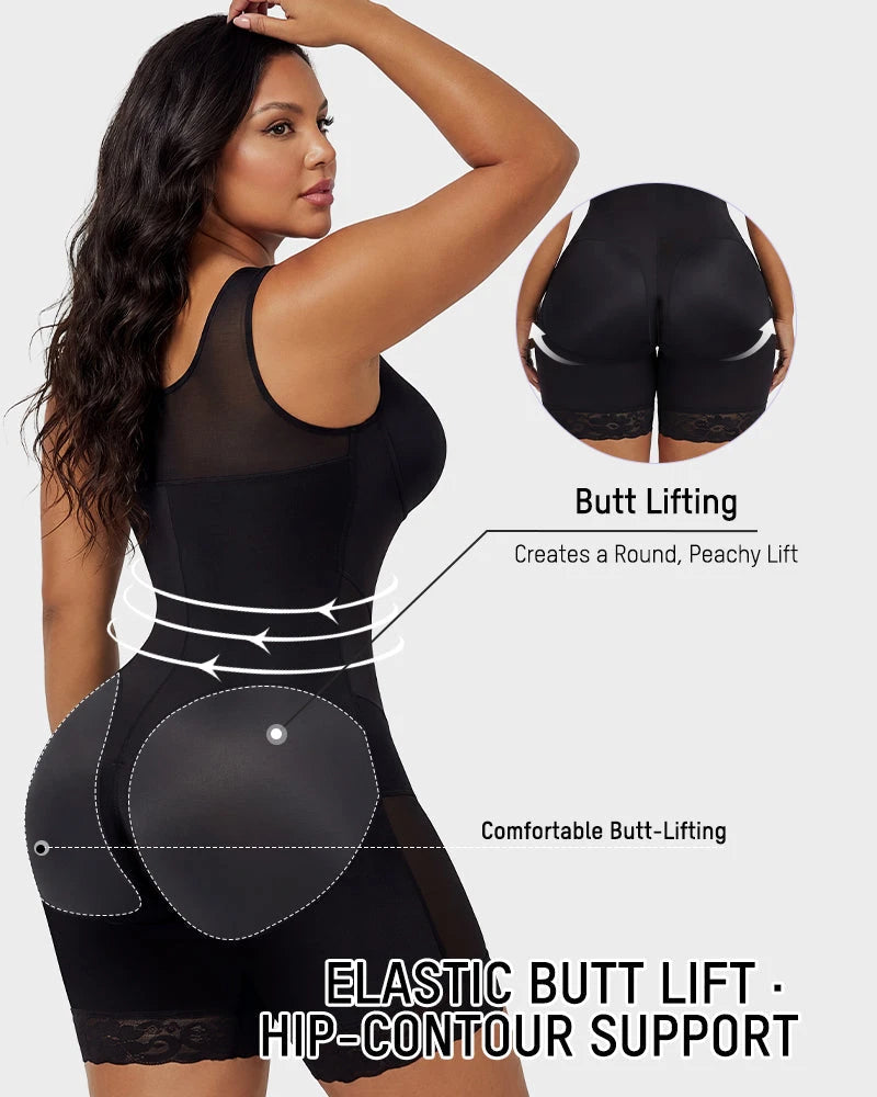 Zip-front full body tummy control shaper - image 2