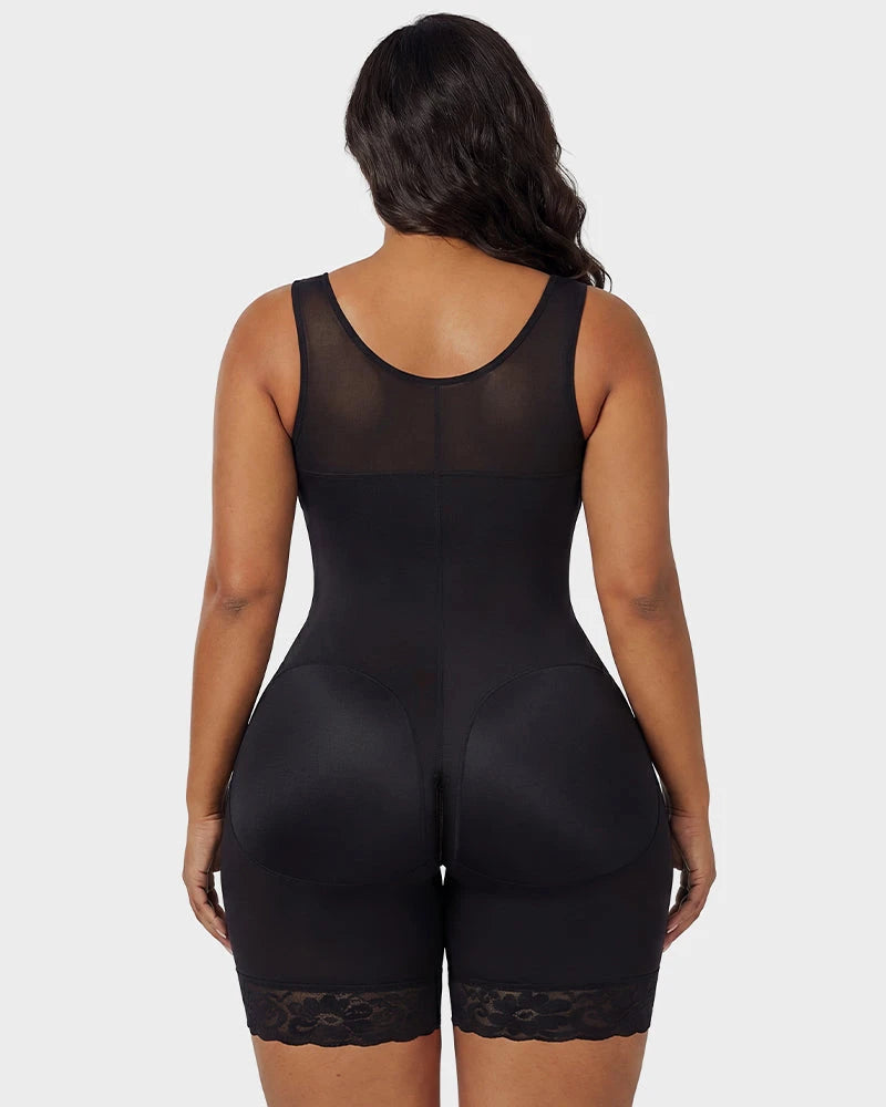 Zip-front full body tummy control shaper - image 9